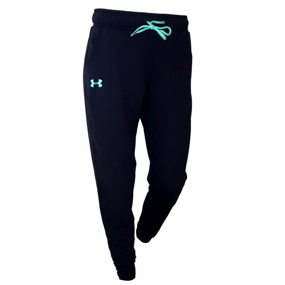 Womens Under Armour Joggers Black Mint FINAL PRICE - Picture 2 of 4